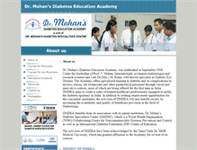 Tablet Screenshot of diabetescourses.in